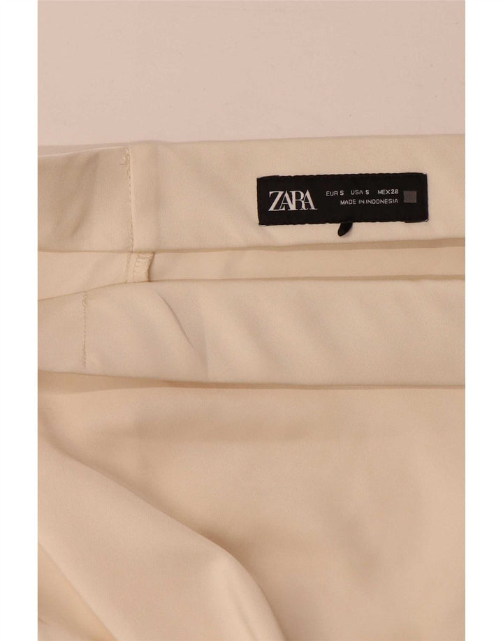 Zara Femme Jupe Maxi Petit W26 Beige Polyester