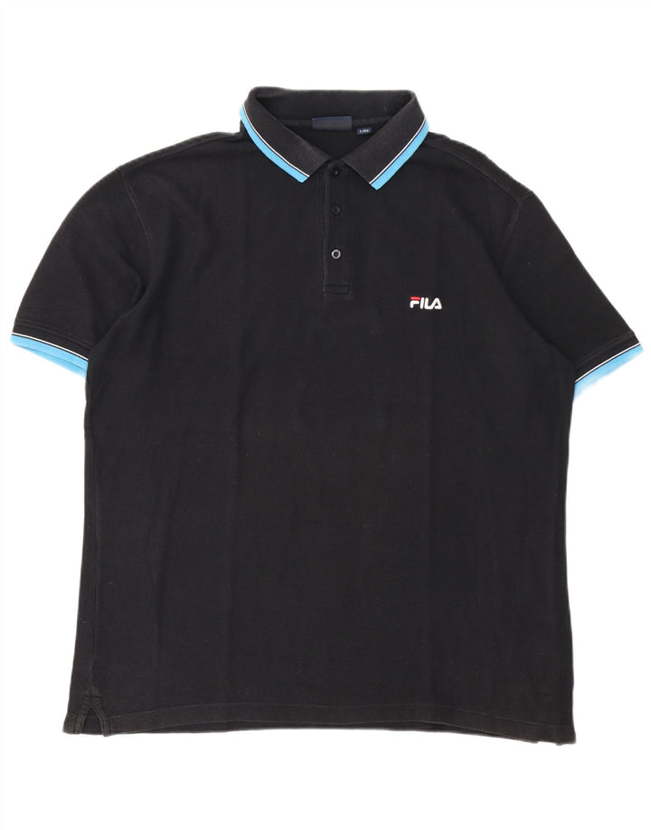 Fila Polo Homme IT 52 Large Noir Coton