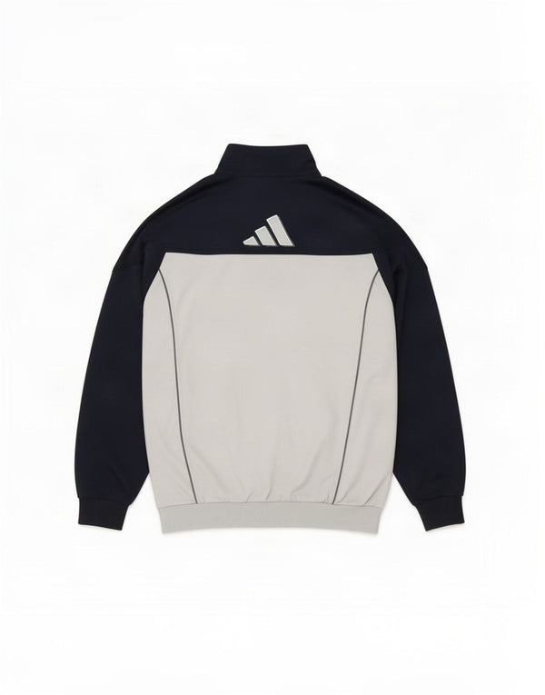 Adidas Veste de survêtement pour homme UK 44/46 Large Bleu marine Colourblock