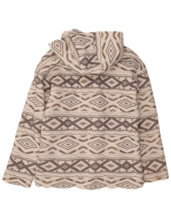 Hurley Veste de sport surdimensionnée pour femme UK 6 XS Gris Argyle/Diamond Aztec