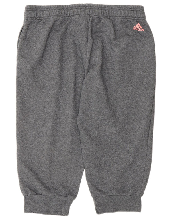 Adidas Pantalon de survêtement Capri graphique pour femme, jogging UK 16/18, grand gris