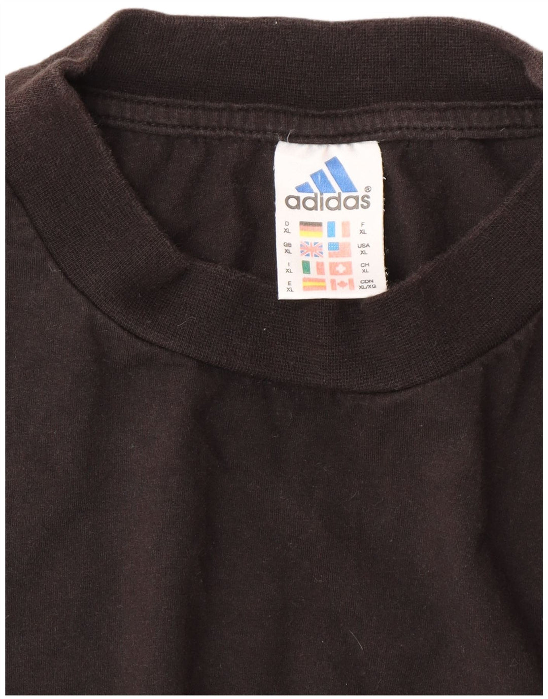 Adidas T-Shirt Homme Top XL Noir Coton