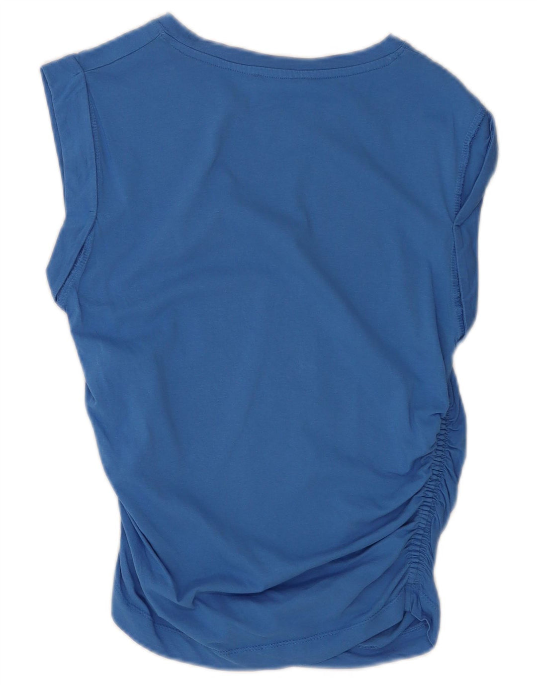 Zara Chemisier sans manches pour femme UK 10 Petit Bleu