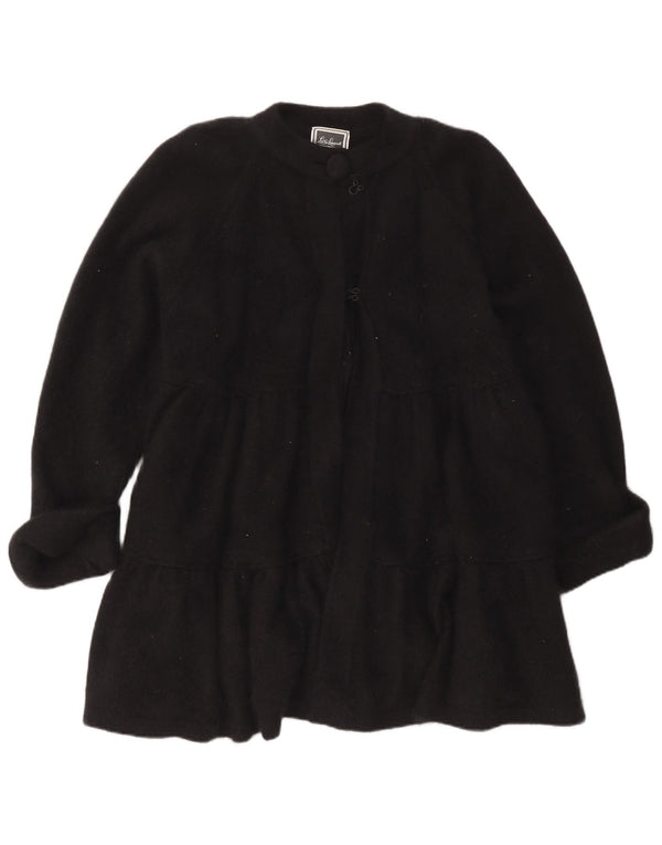 Luisa Spagnoli Pull cardigan long pour femme UK 16 Large Noir