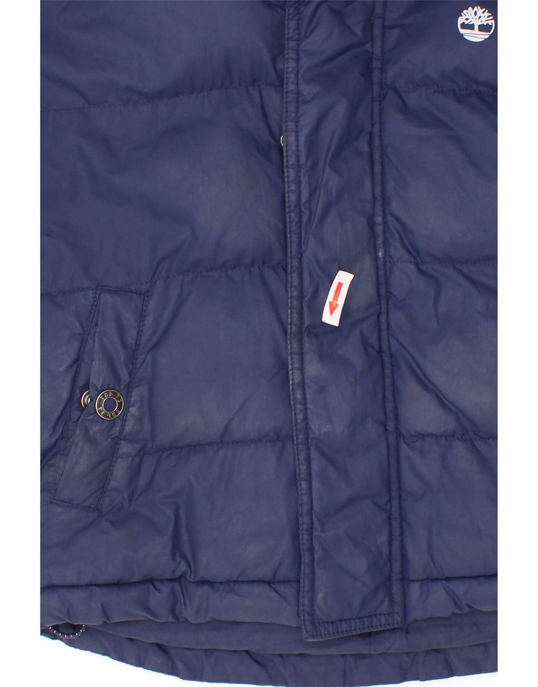 Timberland Veste matelassée à capuche pour garçon 4-5 ans Bleu marine Polyester