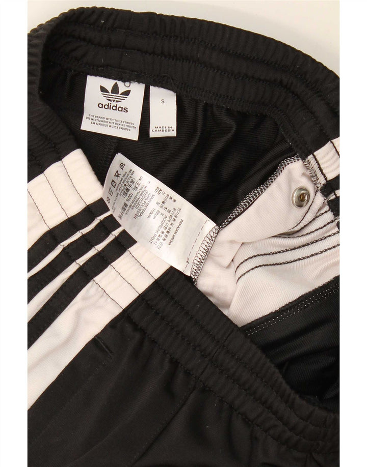 Adidas Pantalon de survêtement graphique pour homme Small Noir Colorblock Polyester