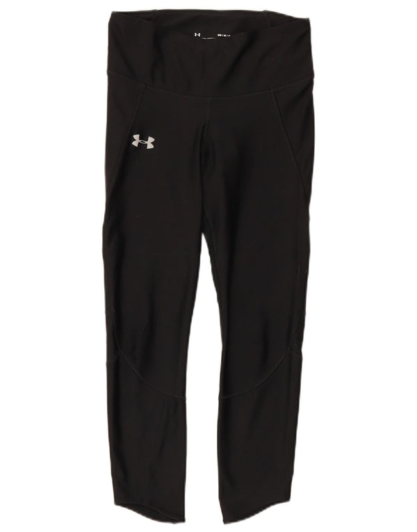 Under Armour Legging Heat Gear Femme UK 42 Noir Moyen Polyester