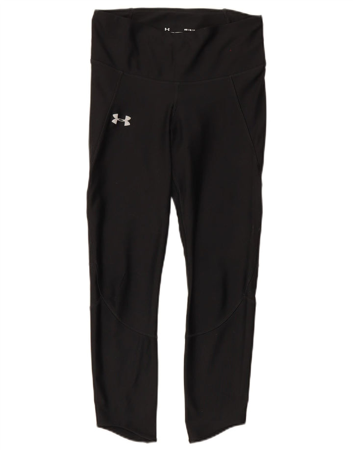 Under Armour Legging Heat Gear Femme UK 42 Noir Moyen Polyester