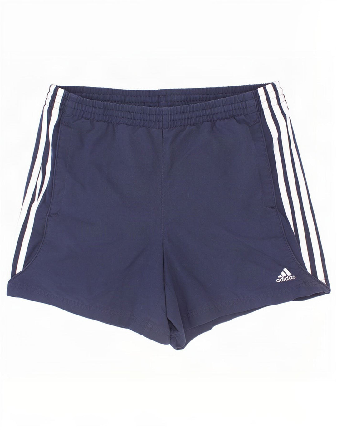 Adidas Short de Sport Garçon 15-16 ans Bleu Marine Polyester