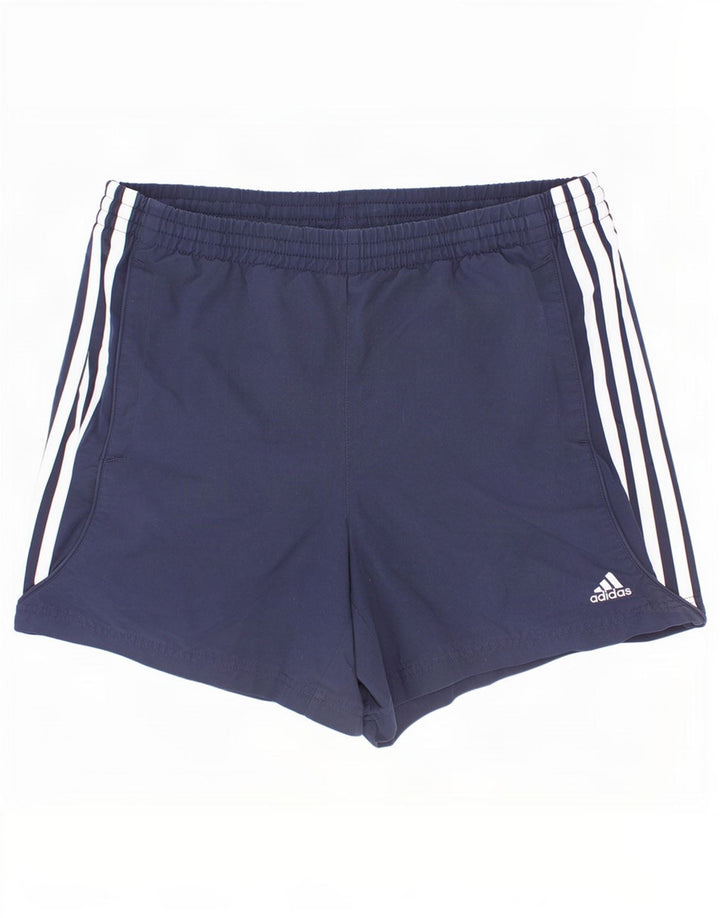 Adidas Short de Sport Garçon 15-16 ans Bleu Marine Polyester