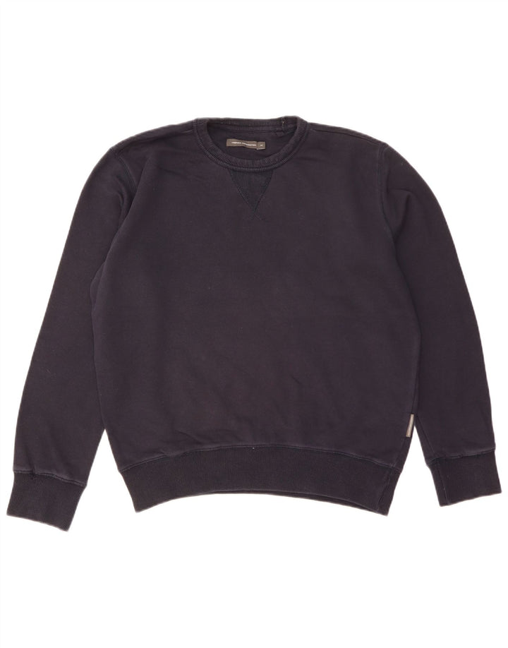 FRENCH CONNECTION Pull Sweatshirt Homme Bleu Marine Moyen Coton