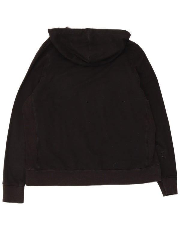 Marks & Spencer Pull à capuche zippé pour femme UK 20 2XL Coton noir