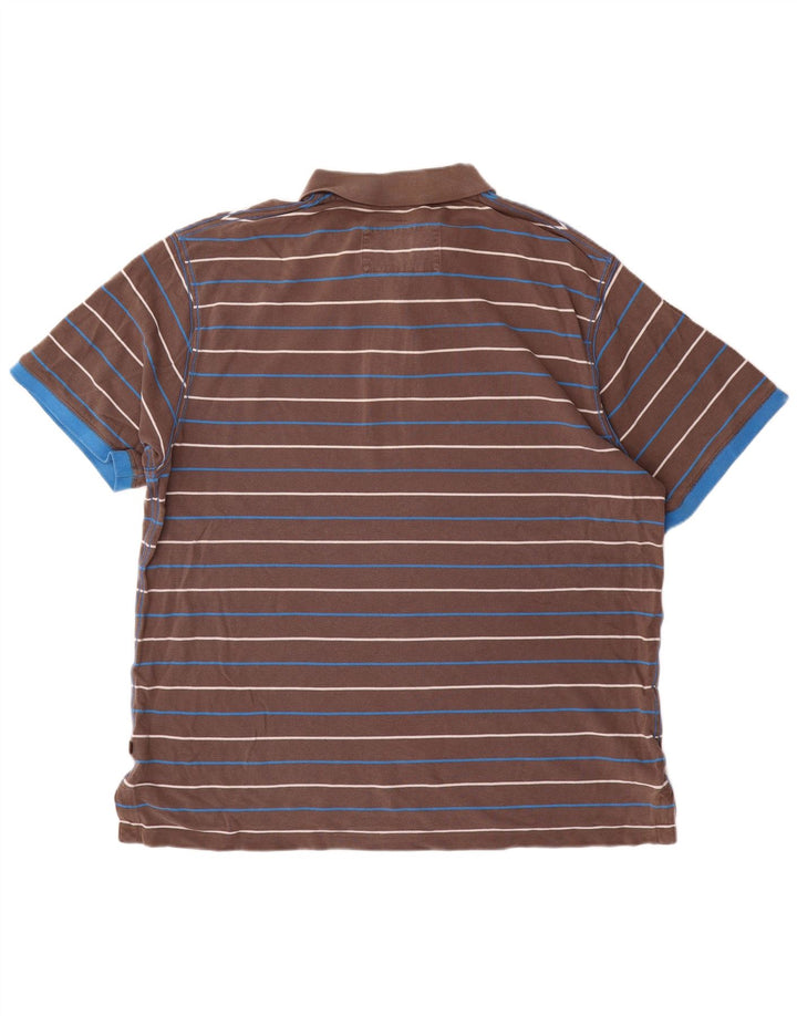 Polo Homme Boden 2XL Gris Rayé Coton