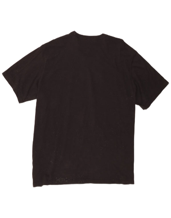 Adidas T-shirt graphique pour homme en coton noir 2XL