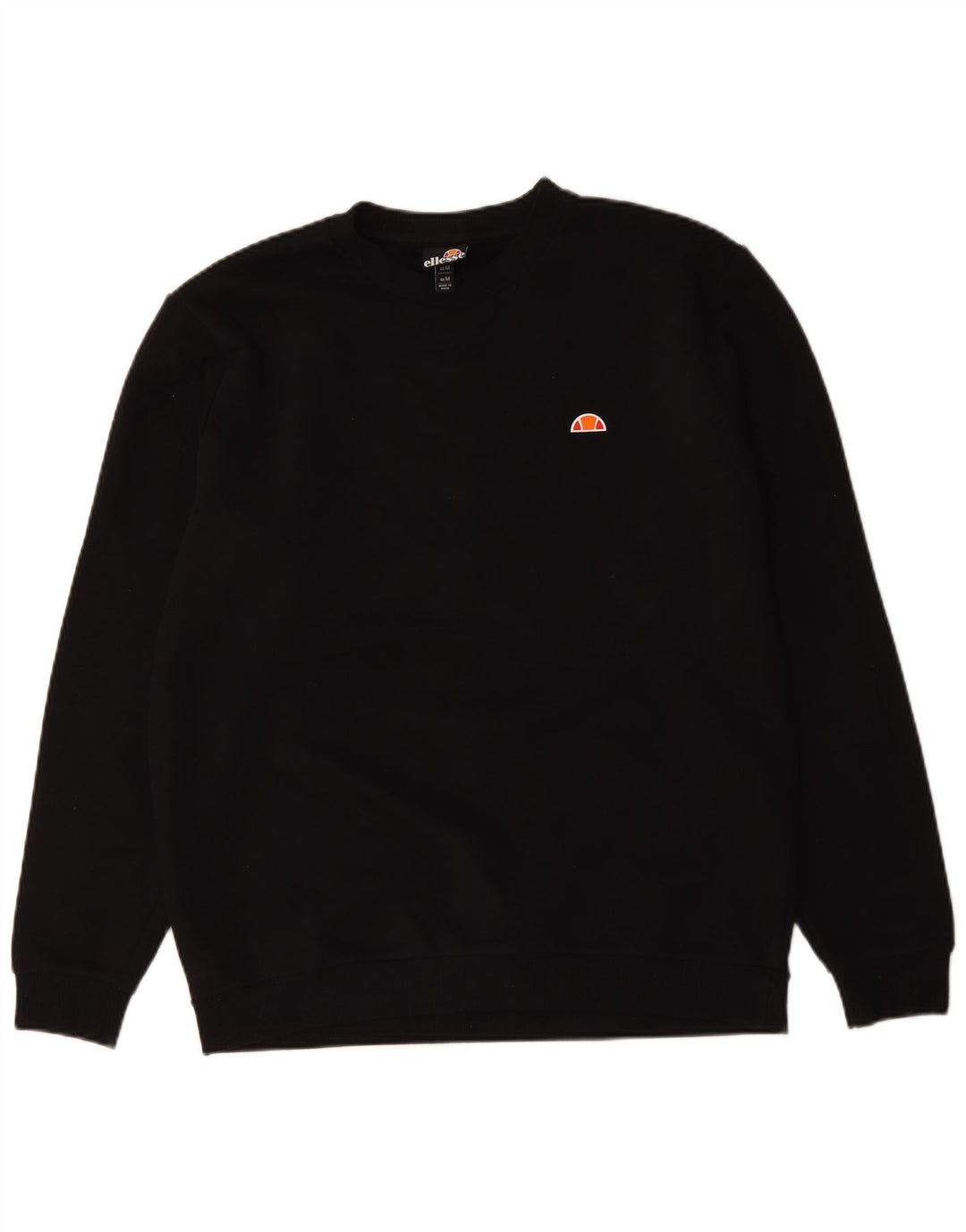 Ellesse Sweat-shirt graphique pour homme en coton noir moyen