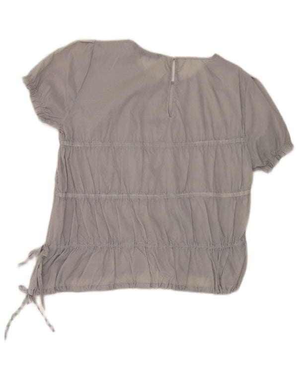 Zara Chemisier Femme UK 14 Gris Moyen