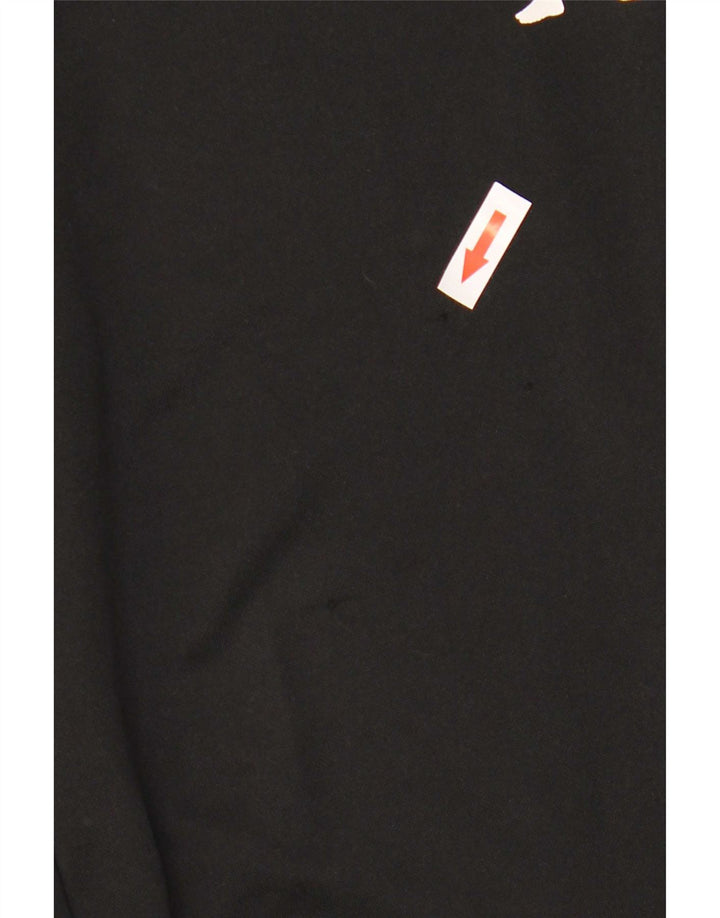 Kappa Pantalon de Survêtement Graphique Homme Noir Moyen Polyester