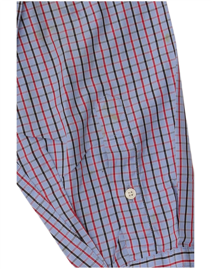 ELLESSE Chemise Homme Bleu Moyen Carreaux Coton