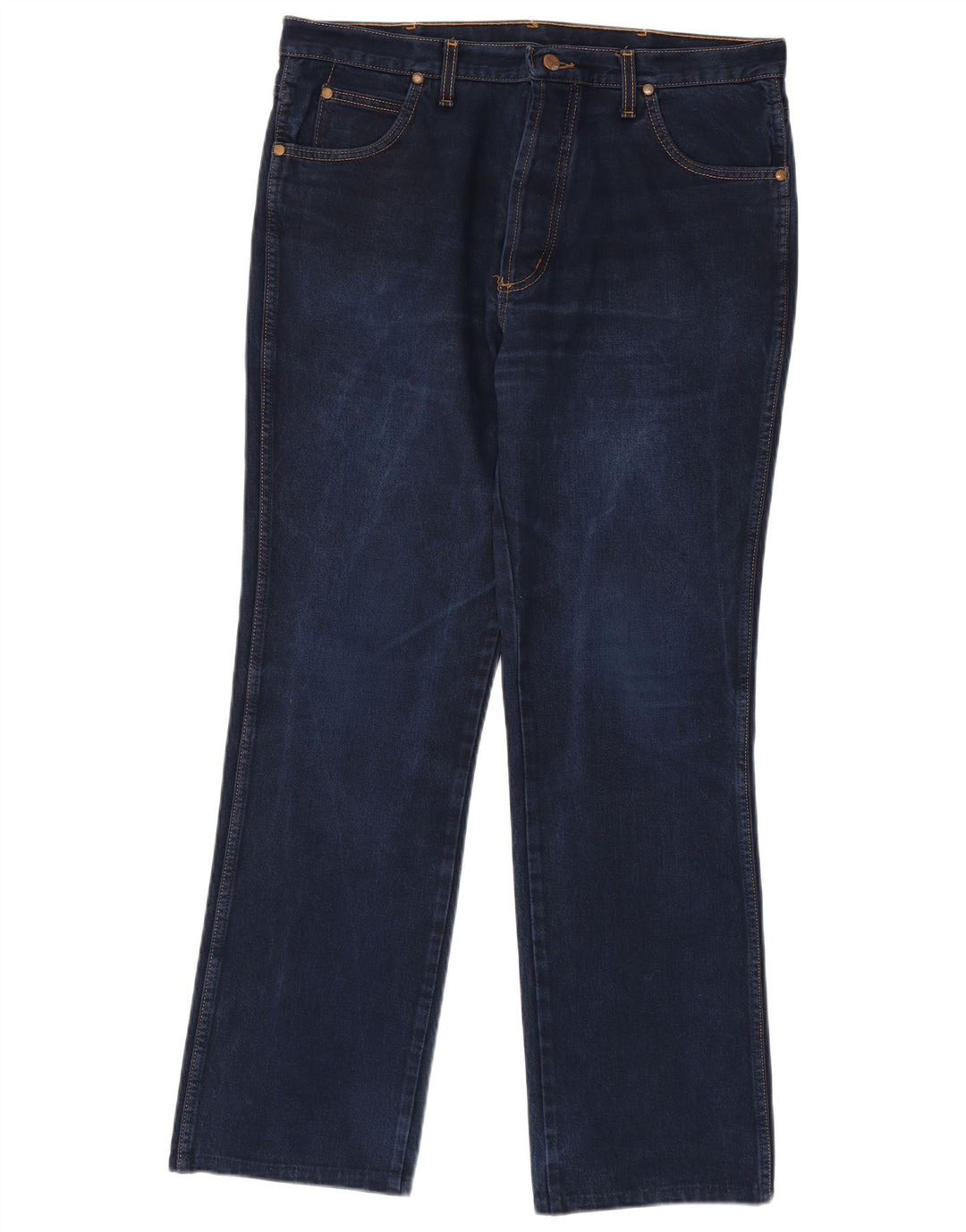 Wrangler Jean Droit Evolution Homme W36 L32 Bleu Marine Coton