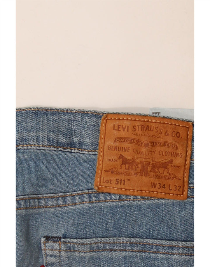 Levi's Jean Slim 511 Homme Bleu W34 L32 Coton