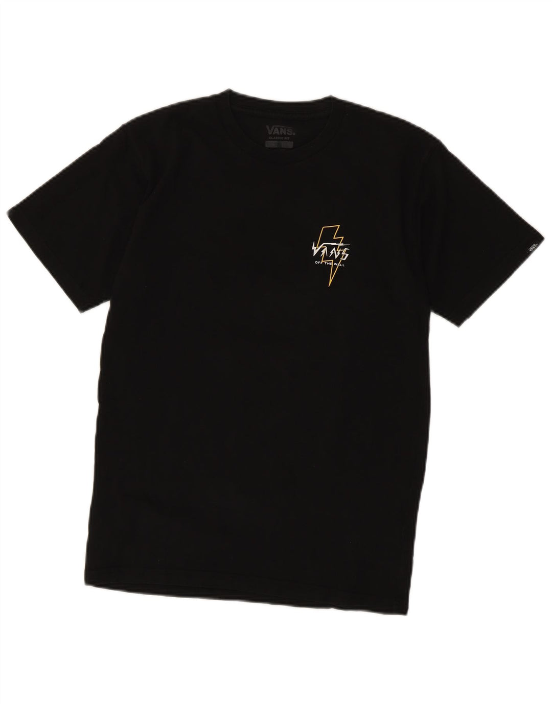 Vans T-shirt graphique coupe classique pour hommes, petit, noir