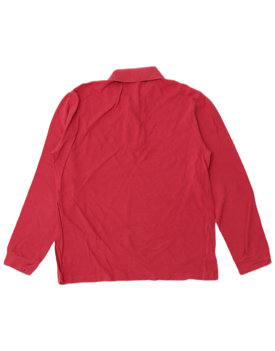 LACOSTE Polo à manches longues pour homme taille 3 petit coton rose