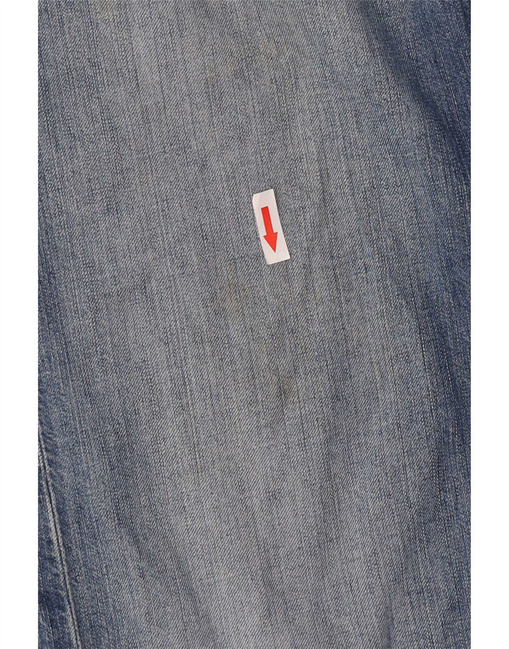 Armani Jeans droits pour hommes W33 L31 Bleu