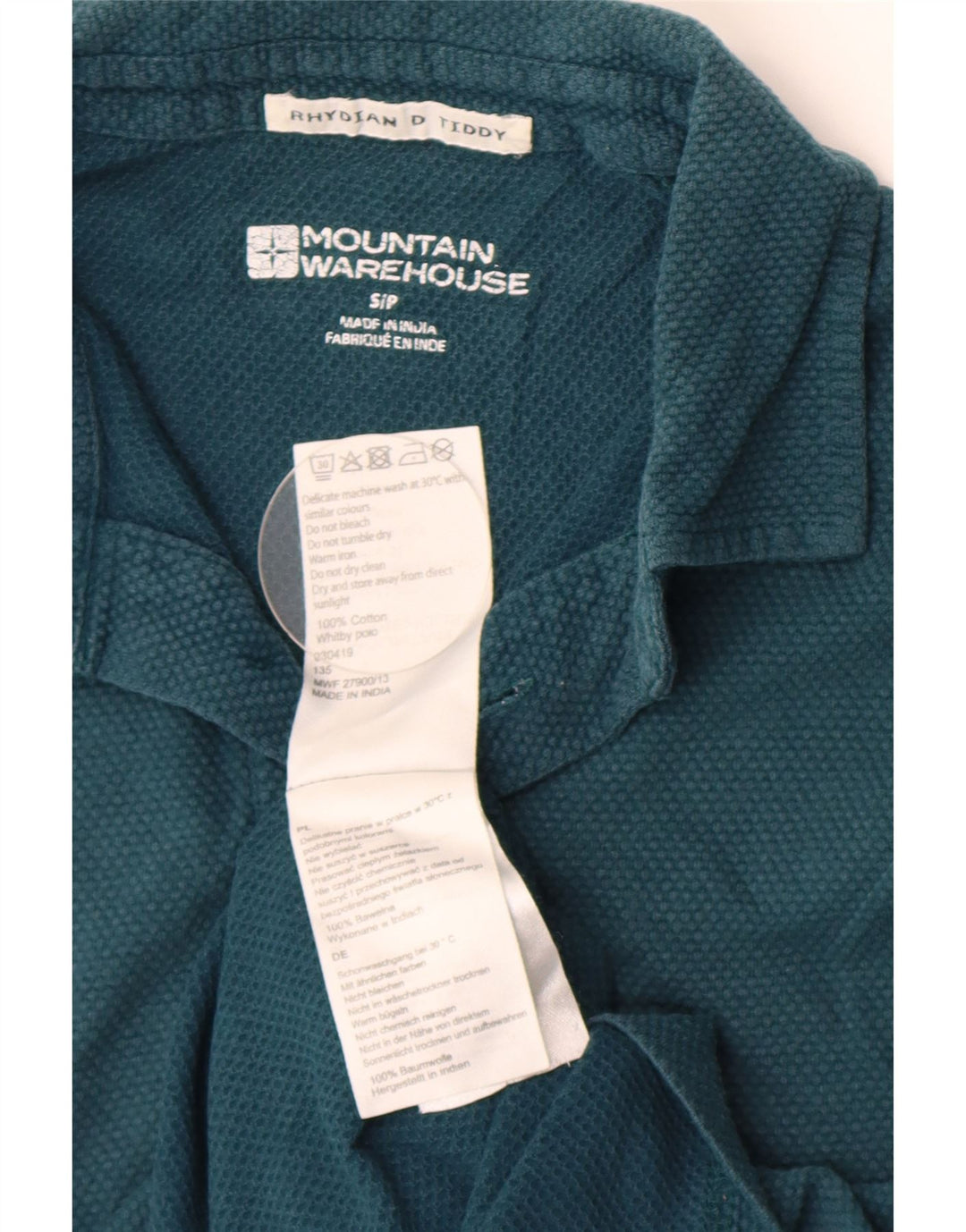 Mountain Warehouse Polo Homme Petit Vert Coton