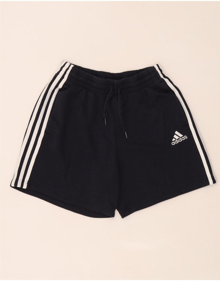 Adidas Short de sport pour homme en coton bleu marine moyen