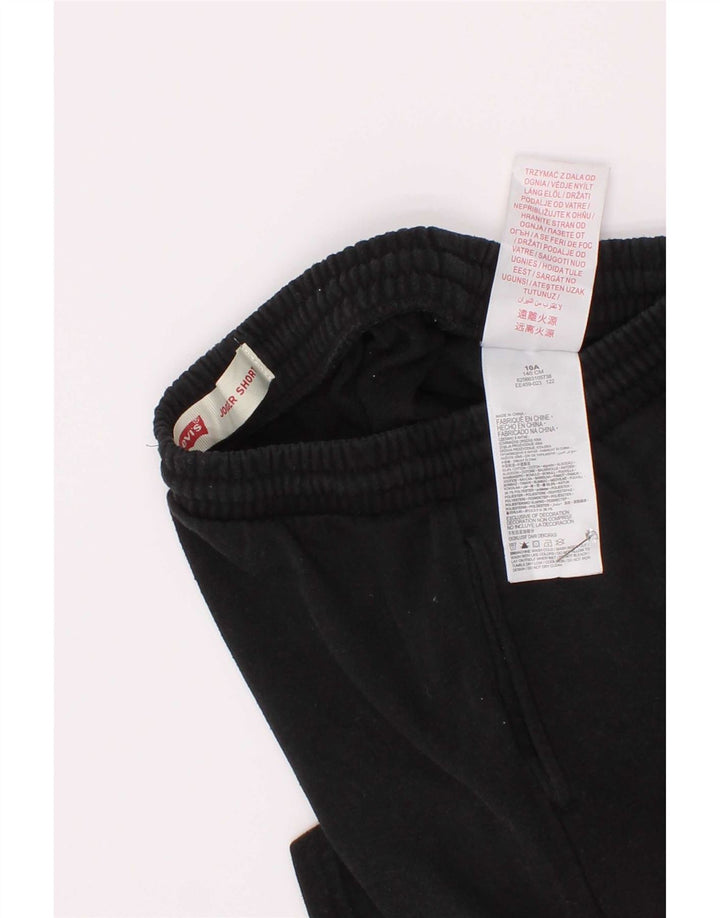 Levi's Short de Sport Graphique Garçon 9-10 Ans Coton Noir