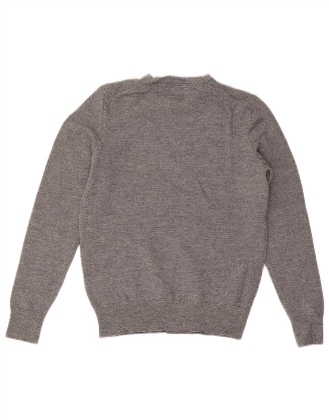TOMMY HILFIGER Pull sur mesure à col rond pour femme UK 10 Petit Gris