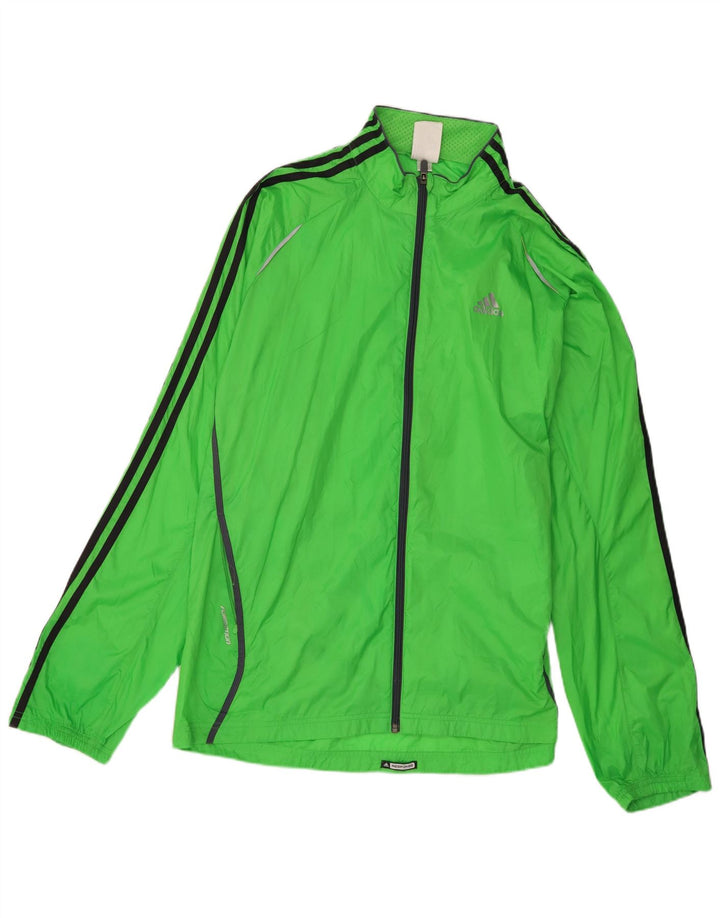 Adidas Veste de pluie pour homme UK 40 Large Vert Nylon