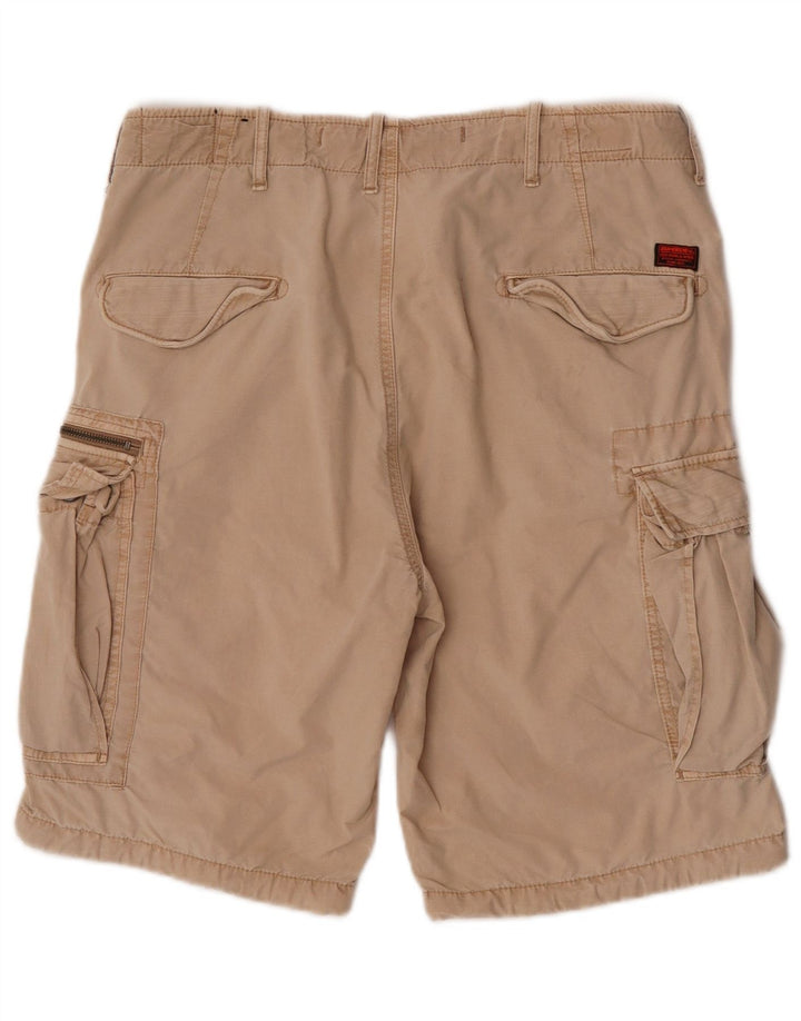 Superdry Short Cargo W34 Large Beige Coton Homme