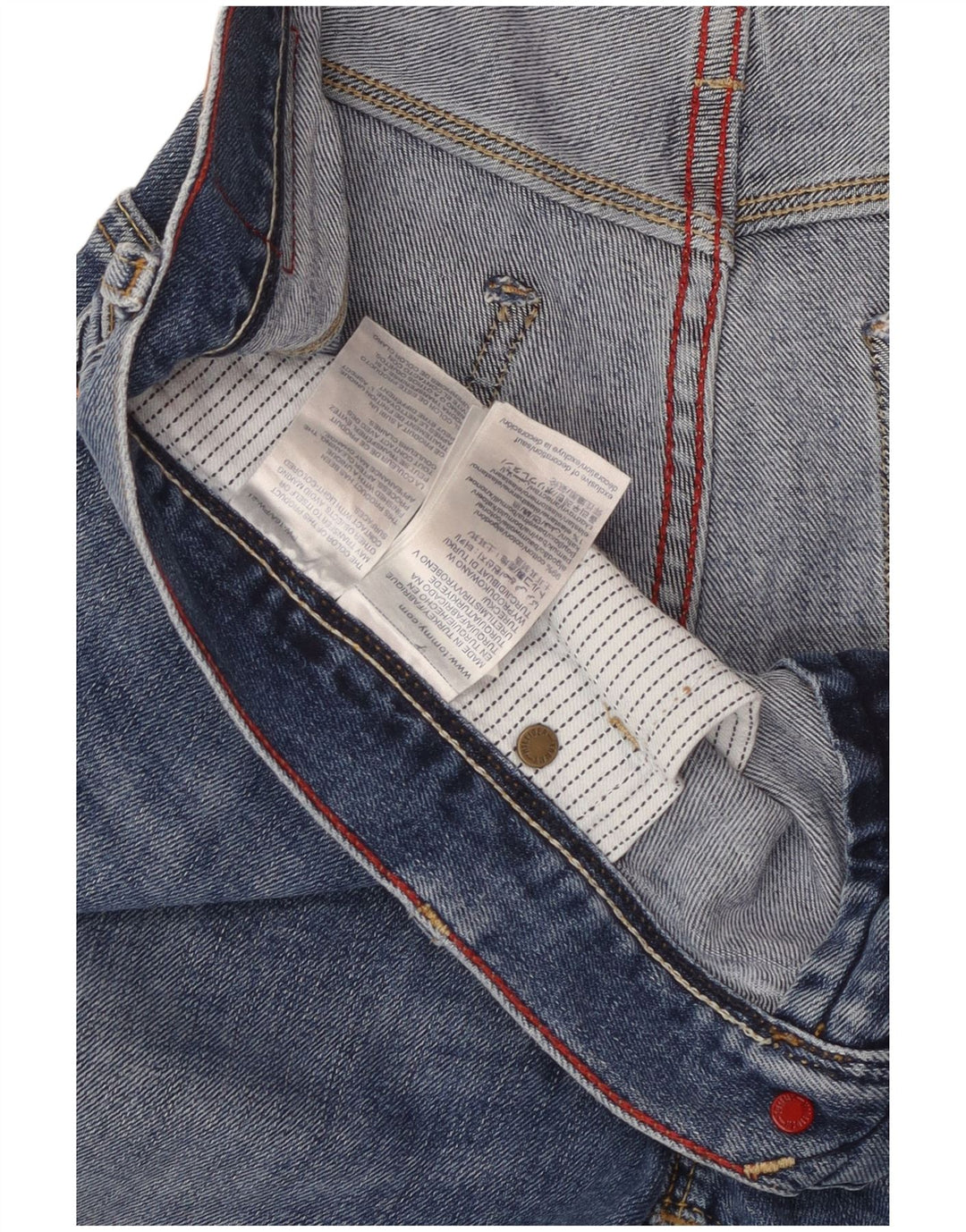 TOMMY HILFIGER Jean Slim Bleecker Homme W33 L34 Bleu Coton