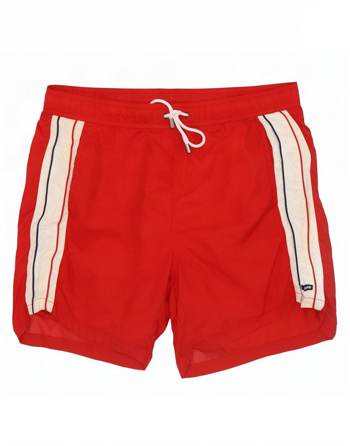 Gas Short de Bain Homme Rouge Moyen Colourblock Polyamide