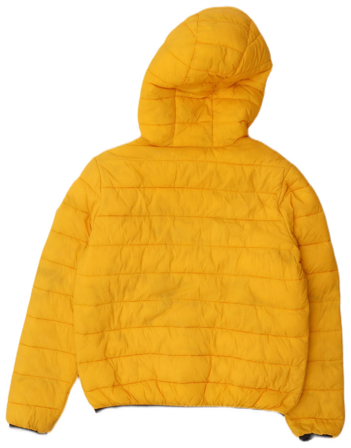 Tommy Hilfiger Veste matelassée à capuche coupe régulière pour homme UK 38 Jaune moyen