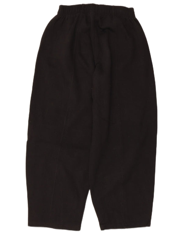 Zara Pantalon de survêtement pour femme UK 12 Coton noir moyen