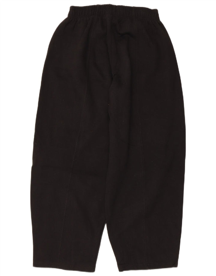 Zara Pantalon de survêtement pour femme UK 12 Coton noir moyen