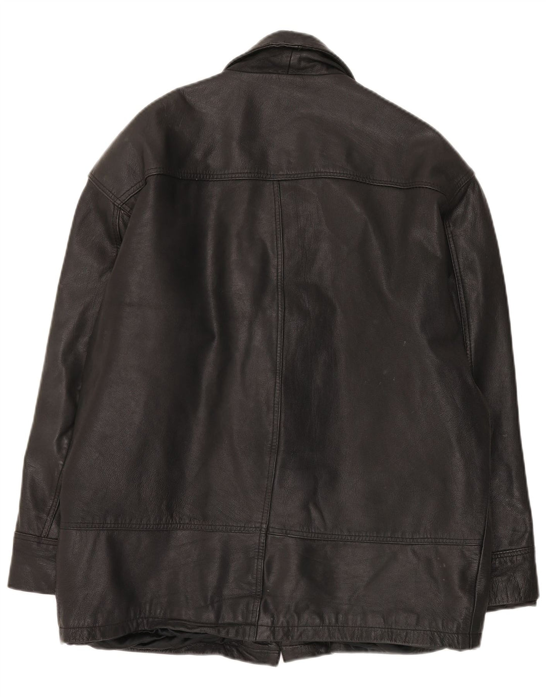 Route 66 Veste en cuir pour homme UK 40 Grand cuir noir
