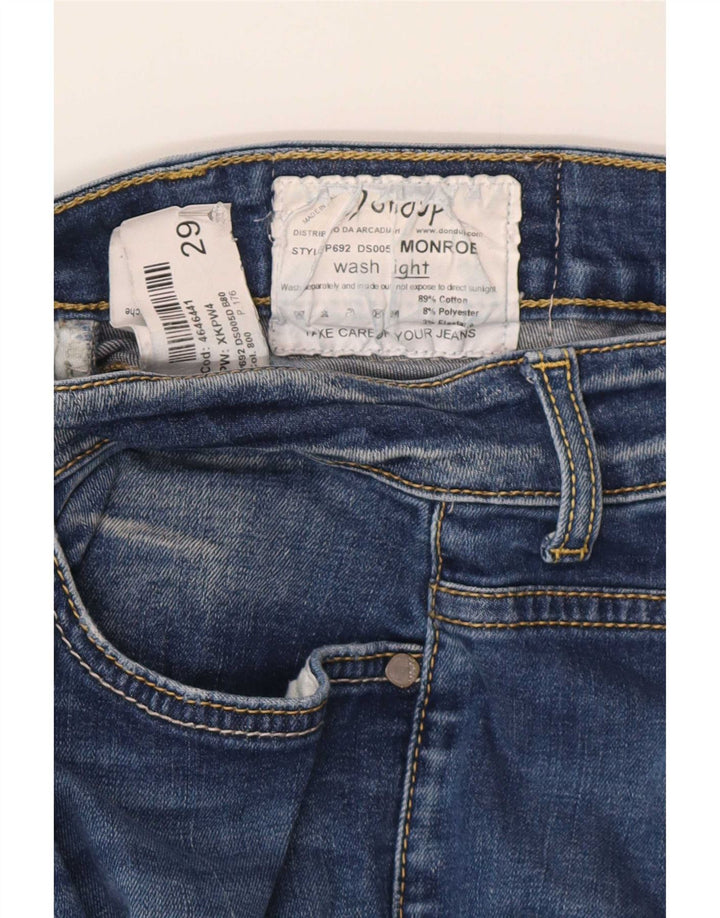 Dondup Jean Slim Femme W29 L27 Bleu Coton