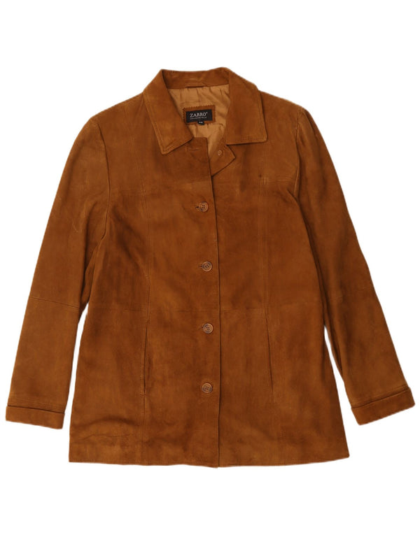 Zarro Veste En Daim Femme IT 44 Cuir Marron Moyen