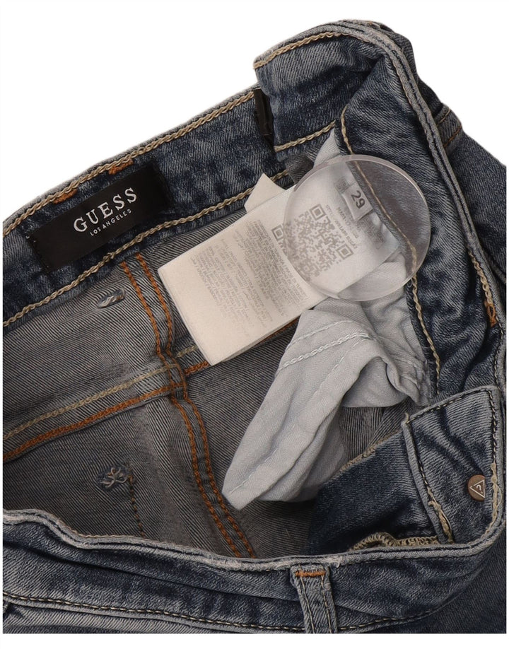 Guess Femme Annette Jean Skinny W29 L26 Bleu Coton