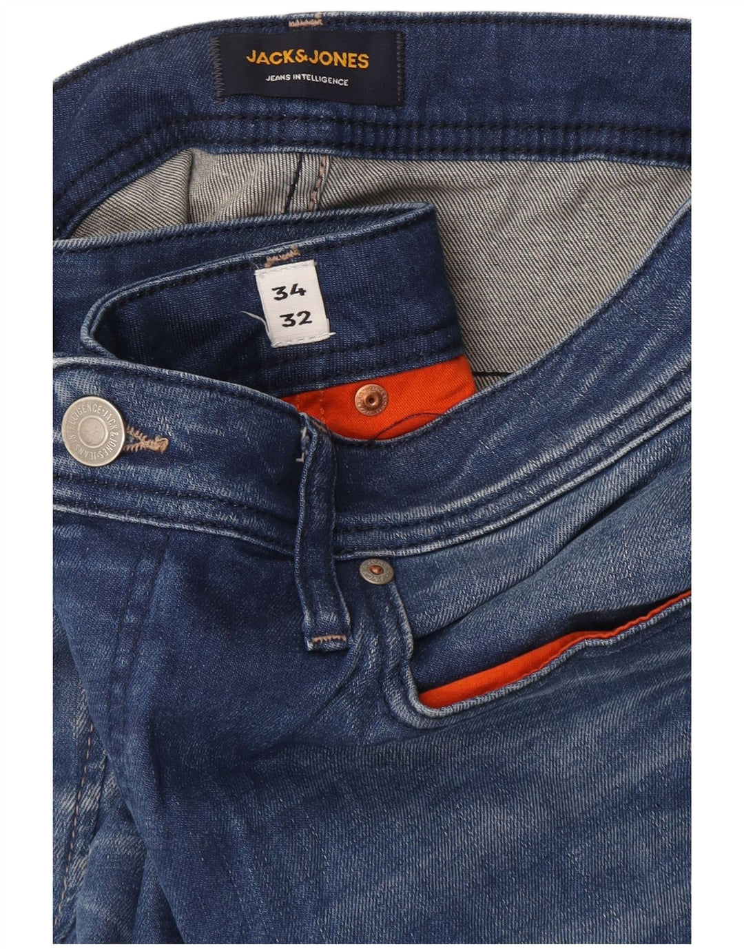 Jack & Jones Jean Slim Droit Tim Homme W34 L32 Bleu