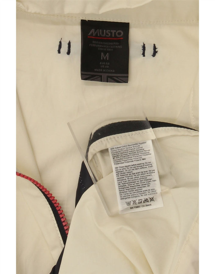 Musto Veste de Survêtement Graphique pour Homme Blanc Moyen Colorblock