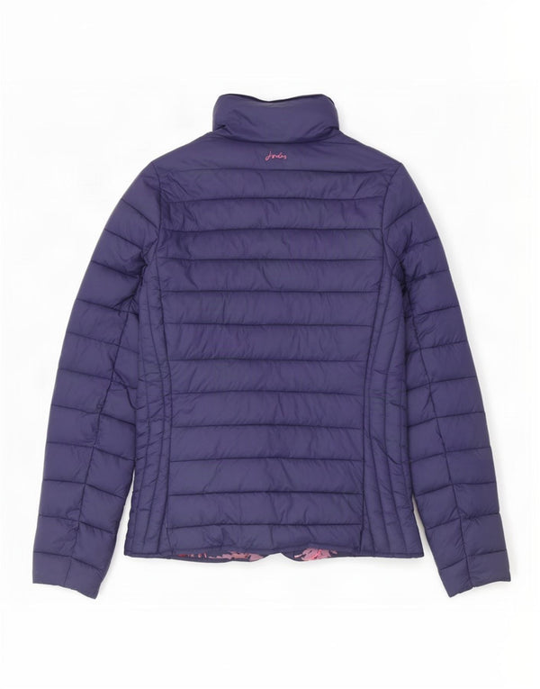 Joules Veste matelassée pour femme UK 8 Small Bleu marine Polyamide