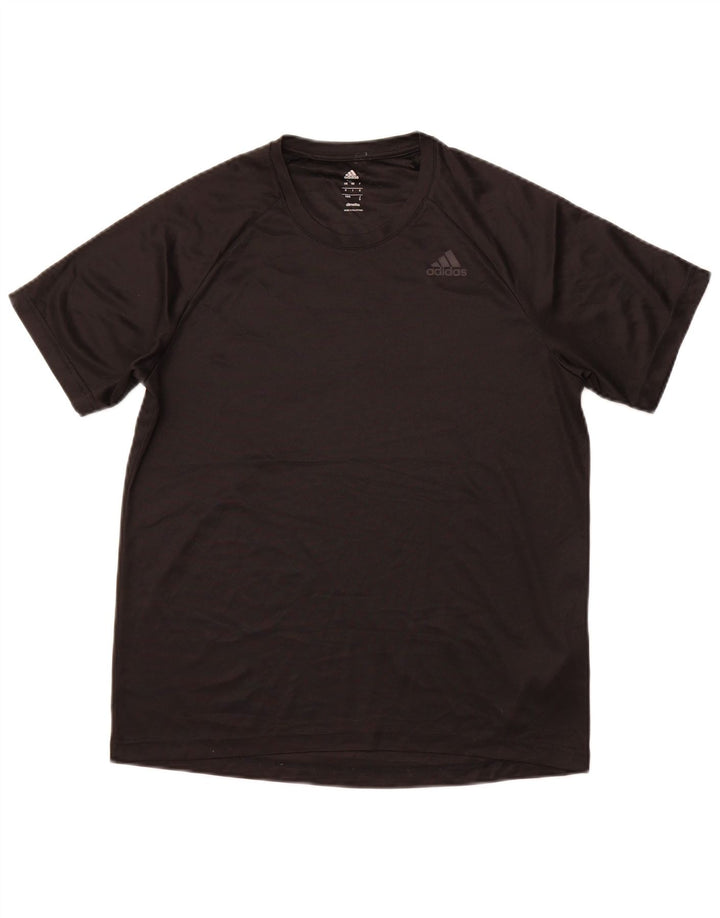 ADIDAS T-Shirt Climalite Homme Noir Moyen Polyester Sports