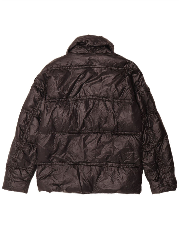 Blauer Veste matelassée pour homme UK 38 Medium Noir Polyamide