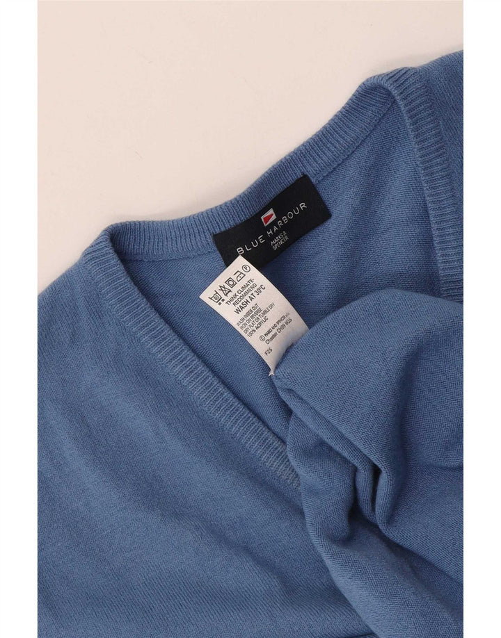 Marks & Spencer Débardeur bleu Harbor Vest pour hommes, grand acrylique