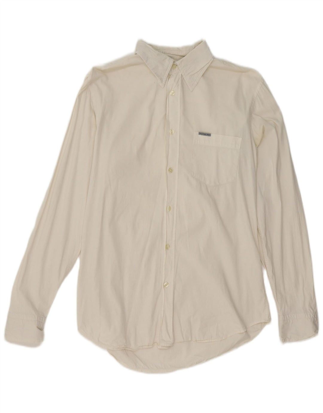 Calvin Klein Jeans Chemise Homme Grand Blanc