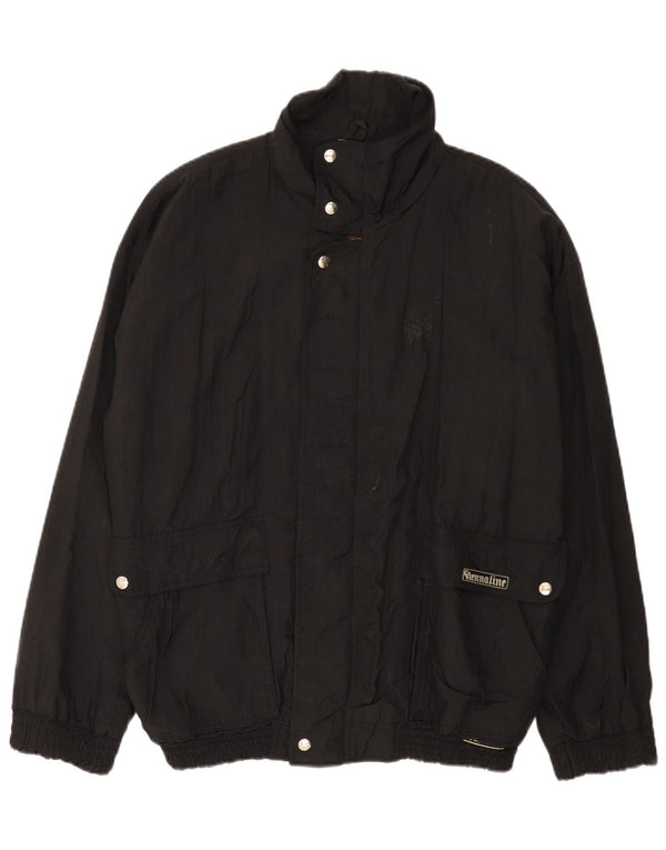 Veste Bomber Homme Vintage UK 42 XL Noir